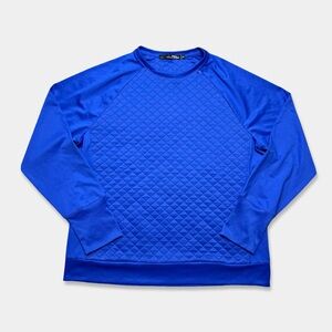 RALPH LAUREN RLX Top Size XL Blue Color Quilted Look GUC